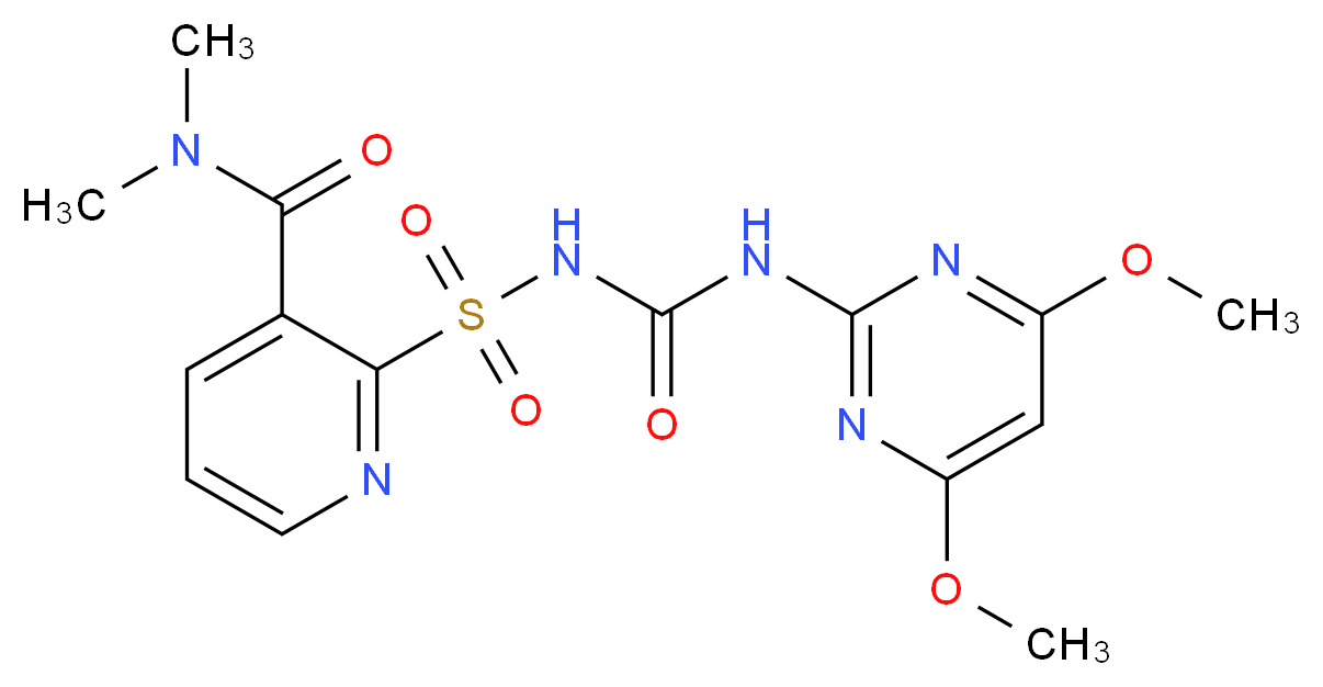 烟嘧磺隆_分子结构_CAS_111991-09-4)