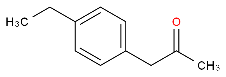 1-(4-ethylphenyl)propan-2-one_分子结构_CAS_75251-24-0