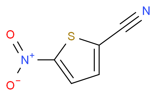 5-nitrothiophene-2-carbonitrile_分子结构_CAS_16689-02-4