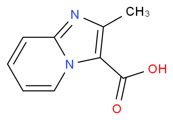 2-Methylimidazo[1,2-a]pyridine-3-carboxylic acid_分子结构_CAS_21801-79-6)