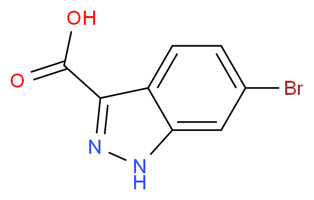 6-Bromo-1H-indazole-3-carboxylic acid_分子结构_CAS_660823-36-9)