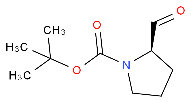 N-Boc-D-Prolinal_分子结构_CAS_73365-02-3)