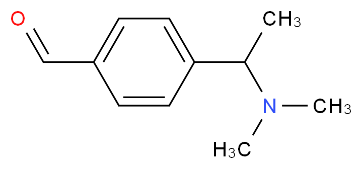 4-[1-(dimethylamino)ethyl]benzaldehyde_分子结构_CAS_915922-29-1)