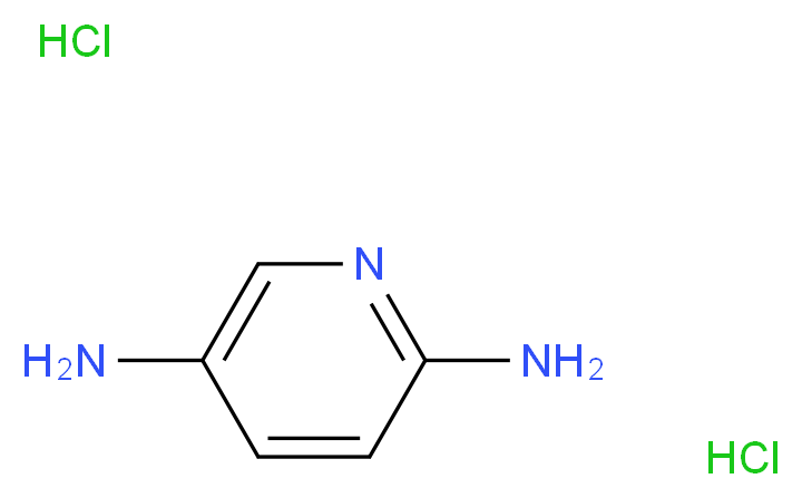 pyridine-2,5-diamine dihydrochloride_分子结构_CAS_26878-35-3