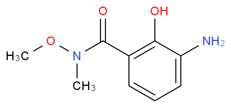 3-AMino-2-hydroxy-N-Methoxy-N-MethylbenzaMide_分子结构_CAS_473731-43-0)