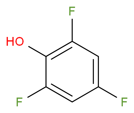 2,4,6-trifluorophenol_分子结构_CAS_2268-17-9