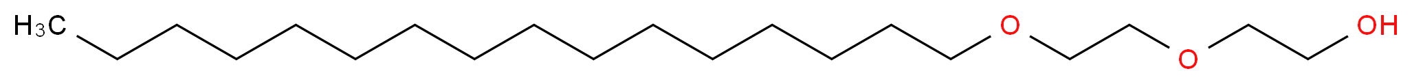 2-[2-(hexadecyloxy)ethoxy]ethan-1-ol_分子结构_CAS_5274-61-3