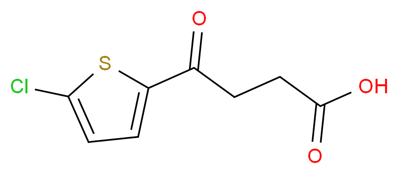 4-(5-Chloro-thiophen-2-yl)-4-oxo-butyric acid_分子结构_CAS_70685-06-2)