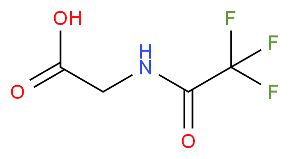 [(trifluoroacetyl)amino]acetic acid_分子结构_CAS_383-70-0)