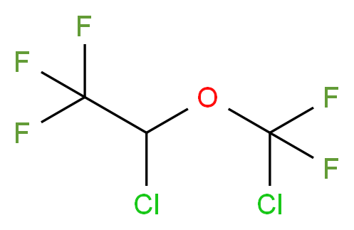 2-Chloro-2-(chlorodifluoromethoxy)-1,1,1-trifluoroethane_分子结构_CAS_)