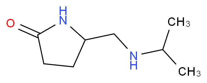 5-[(isopropylamino)methyl]pyrrolidin-2-one_分子结构_CAS_1177316-08-3)