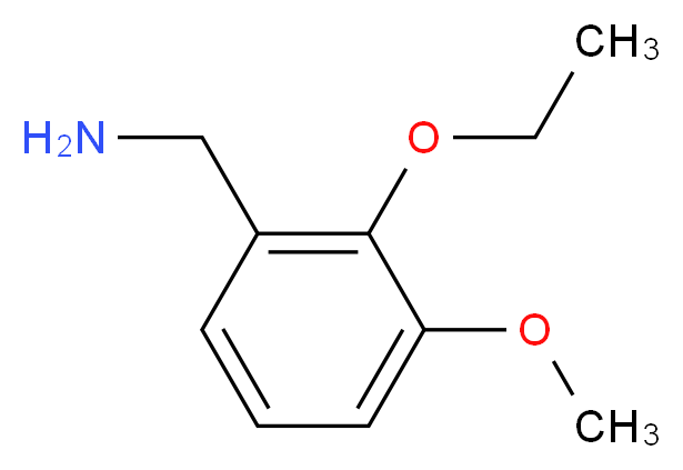 (2-ethoxy-3-methoxybenzyl)amine_分子结构_CAS_80365-01-1)