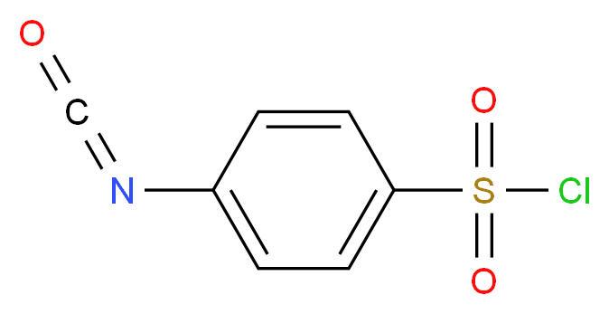 4-isocyanatobenzene-1-sulfonyl chloride_分子结构_CAS_6752-38-1
