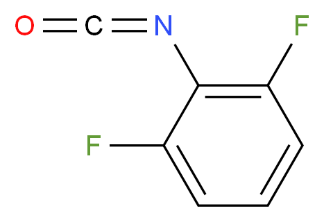 2,6-二氟苯基异氰酸酯_分子结构_CAS_65295-69-4)