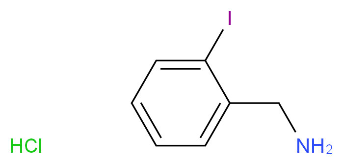 (2-iodophenyl)methanamine hydrochloride_分子结构_CAS_42365-45-7