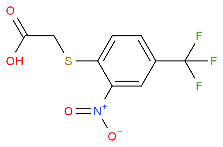 2-Nitro-4-(trifluoromethyl)phenylthioglycollic acid 98%_分子结构_CAS_728-56-3)