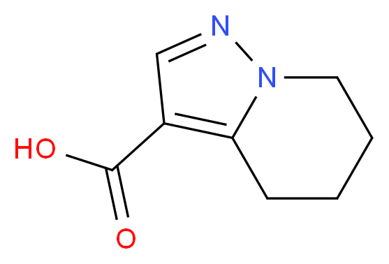 4H,5H,6H,7H-pyrazolo[1,5-a]pyridine-3-carboxylic acid_分子结构_CAS_307307-97-7