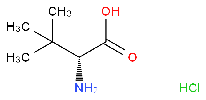 (2R)-2-amino-3,3-dimethylbutanoic acid hydrochloride_分子结构_CAS_112720-39-5