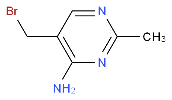 4-Amino-5-(bromomethyl)-2-methylpyrimidine Dihydrobromide_分子结构_CAS_5423-98-3)
