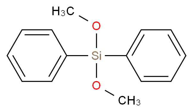 二甲氧基二苯基硅烷_分子结构_CAS_6843-66-9)