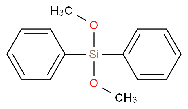 DIMETHOXYDIPHENYLSILANE_分子结构_CAS_6843-66-9)