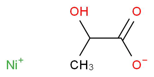 $l^{1}-nickel(1+) ion 2-hydroxypropanoate_分子结构_CAS_59836-85-0