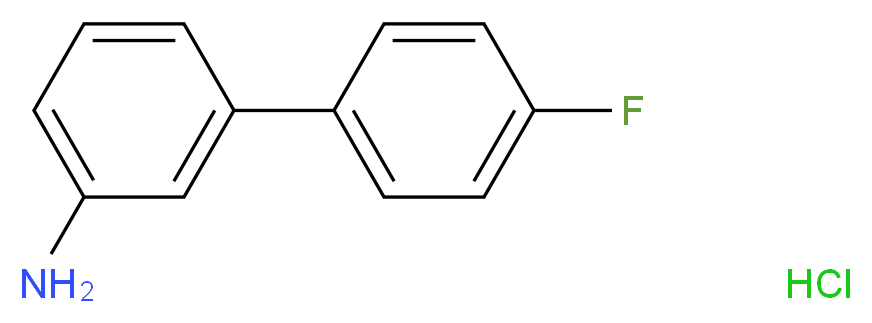 3-(4-fluorophenyl)aniline hydrochloride_分子结构_CAS_10540-45-1