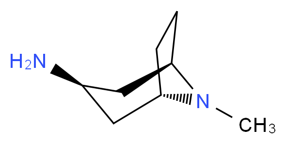 (1S,5R)-8-Methyl-8-azabicyclo[3.2.1]octan-3-amine_分子结构_CAS_87571-88-8)