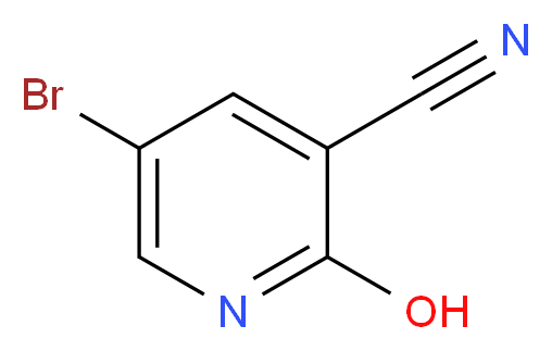 5-bromo-2-hydroxypyridine-3-carbonitrile_分子结构_CAS_405224-22-8