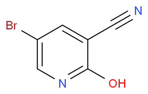 5-Bromo-2-hydroxynicotinonitrile_分子结构_CAS_405224-22-8)