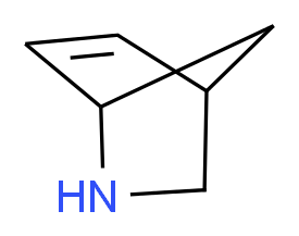2-azabicyclo[2.2.1]hept-5-ene_分子结构_CAS_6671-85-8)