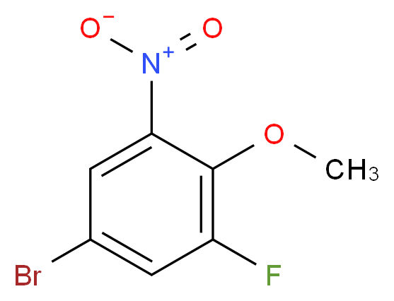 4-Bromo-2-fluoro-6-nitroanisole_分子结构_CAS_74266-66-3)