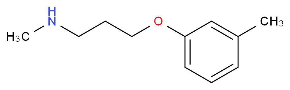 methyl[3-(3-methylphenoxy)propyl]amine_分子结构_CAS_915923-00-1