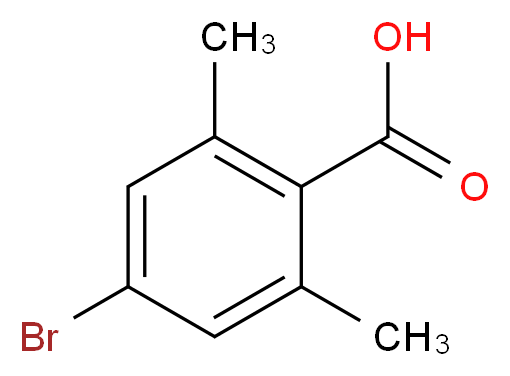 4-Bromo-2,6-dimethylbenzoic acid_分子结构_CAS_74346-19-3)