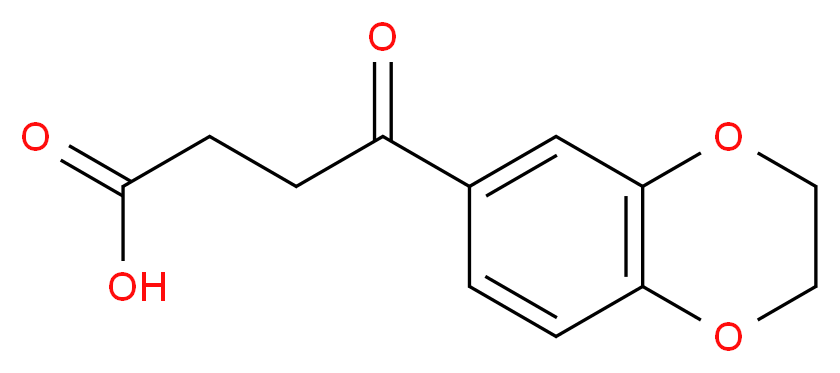 4-(2,3-dihydro-1,4-benzodioxin-6-yl)-4-oxobutanoic acid_分子结构_CAS_54557-81-2)