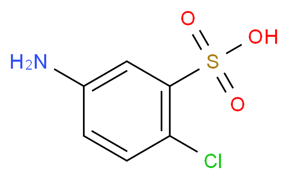5-amino-2-chlorobenzene-1-sulfonic acid_分子结构_CAS_)