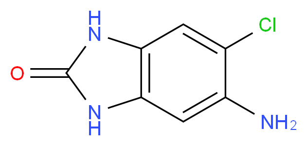 5-amino-6-chloro-2,3-dihydro-1H-1,3-benzodiazol-2-one_分子结构_CAS_60713-77-1