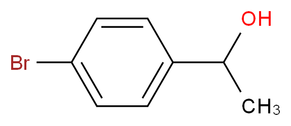 1-(4-bromophenyl)ethan-1-ol_分子结构_CAS_)