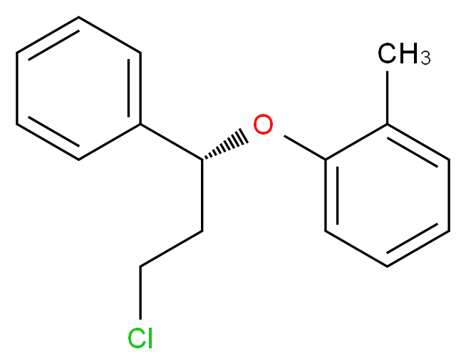 (R)-3-Chloro-1-phenyl-1-(2-methylphenoxy)propane_分子结构_CAS_114446-47-8)