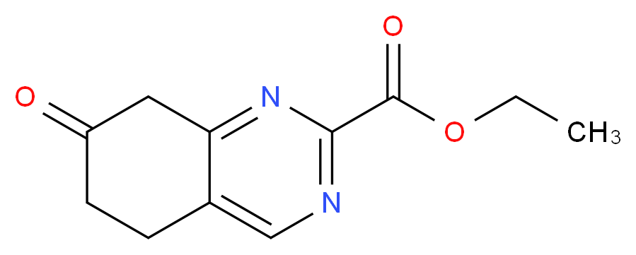 ETHYL 7-OXO-5,6,7,8-TETRAHYDROQUINAZOLINE-2-CARBOXYLATE_分子结构_CAS_)