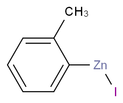 2-甲基苯基碘化锌 溶液_分子结构_CAS_312693-23-5)