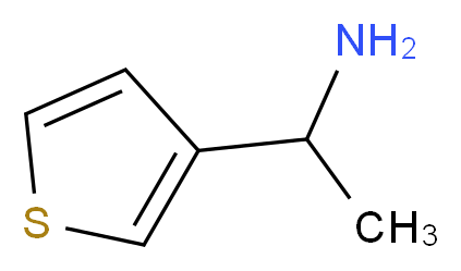 1-(thiophen-3-yl)ethan-1-amine_分子结构_CAS_)