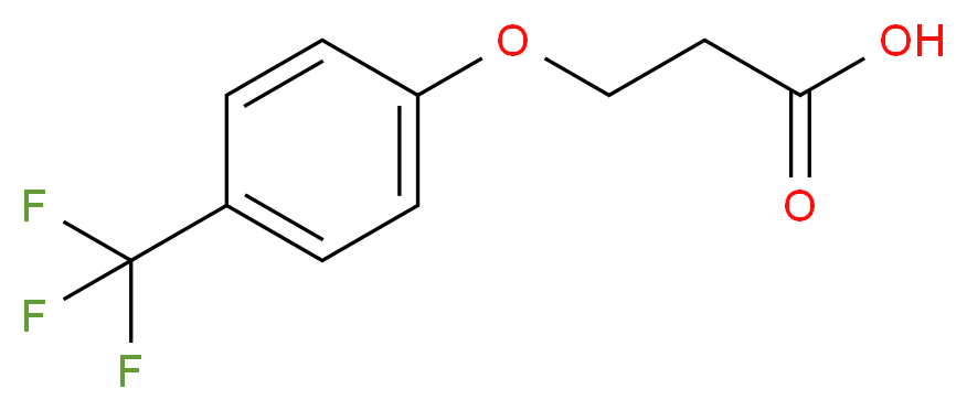 3-[4-(Trifluoromethyl)phenoxy]propionic acid 97%_分子结构_CAS_)