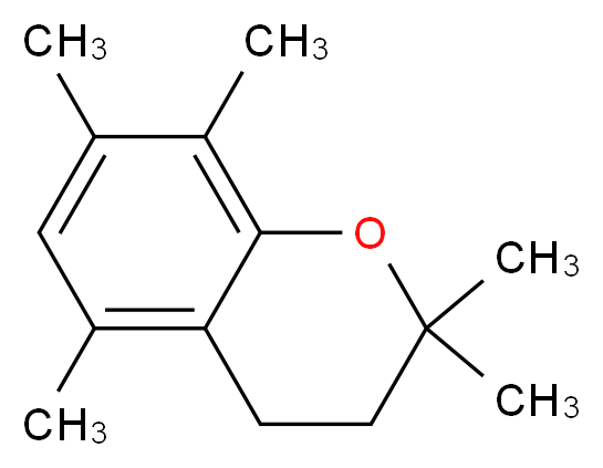 2,2,5,7,8-pentamethyl-3,4-dihydro-2H-1-benzopyran_分子结构_CAS_55646-01-0