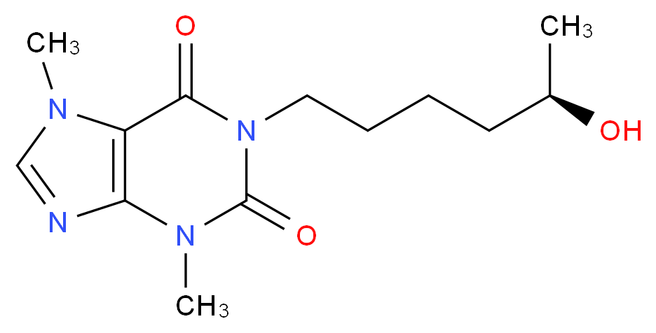 (R)-Lisofylline_分子结构_CAS_100324-81-0)