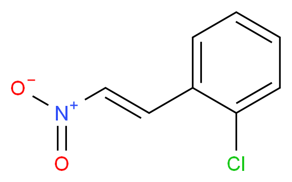 2-氯-β-硝基苯乙烯_分子结构_CAS_3156-34-1)