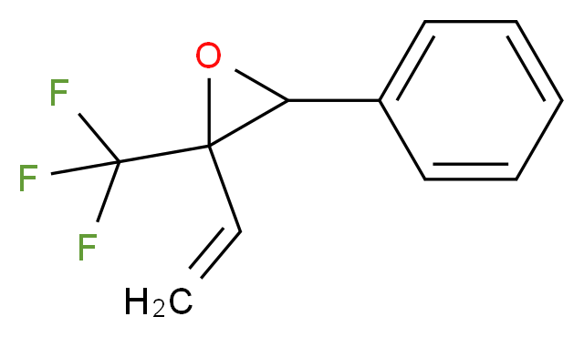 2-ethenyl-3-phenyl-2-(trifluoromethyl)oxirane_分子结构_CAS_191591-48-7