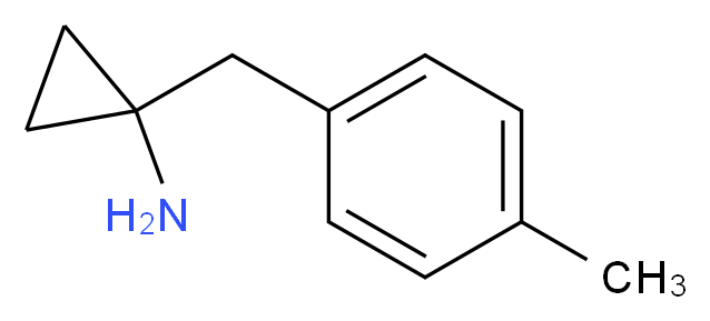 1-(4-methylbenzyl)cyclopropanamine_分子结构_CAS_27018-59-3)