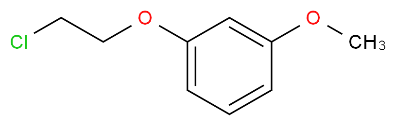 1-(2-chloroethoxy)-3-methoxybenzene_分子结构_CAS_102877-31-6