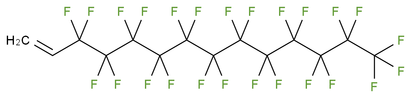 1H,1H,2H-Pentacosafluorotetradec-1-ene 97%_分子结构_CAS_67103-05-3)